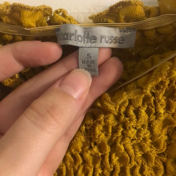 Off shoulder floral pattern Crop Top - Picture 4 of 4